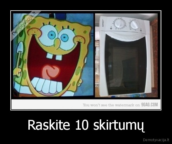 Raskite 10 skirtumų - 