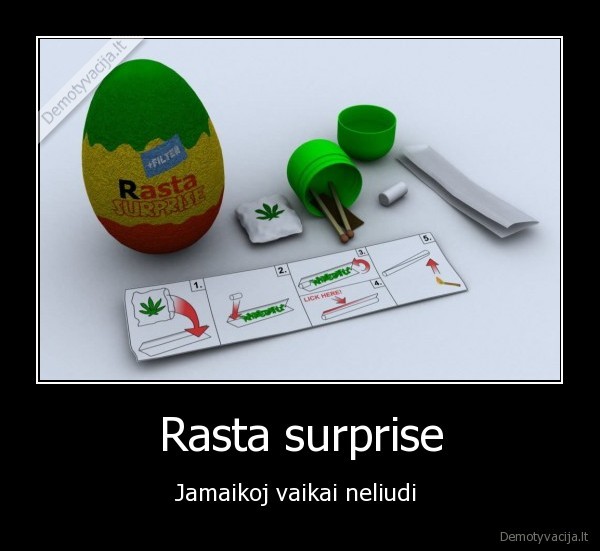 Rasta surprise - Jamaikoj vaikai neliudi 