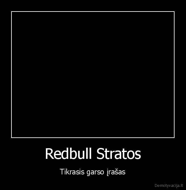 Redbull Stratos - Tikrasis garso įrašas