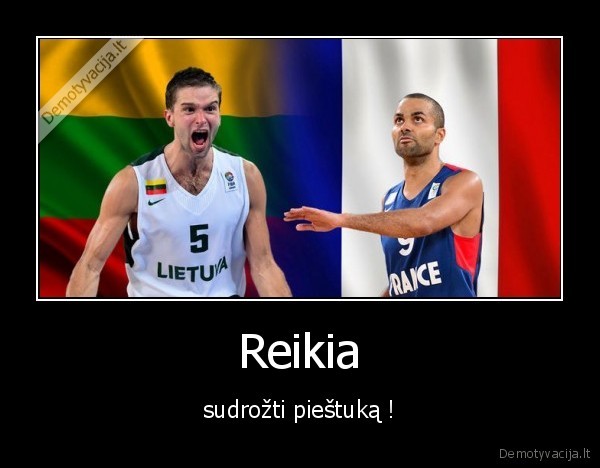 Reikia - sudrožti pieštuką !