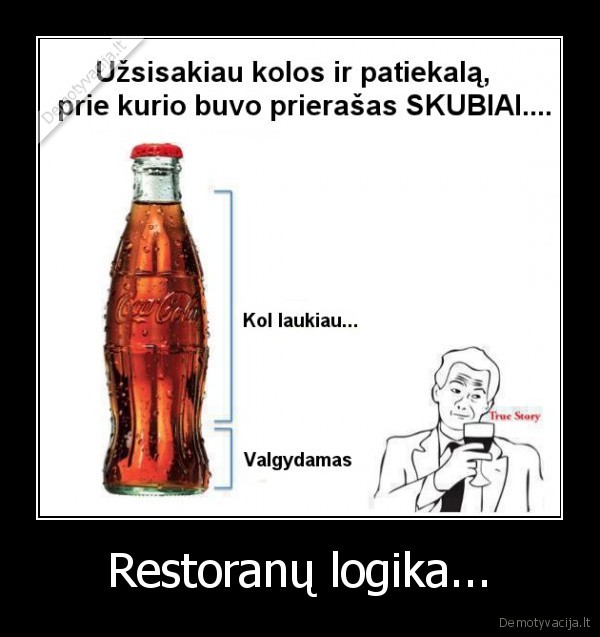 Restoranų logika... - 