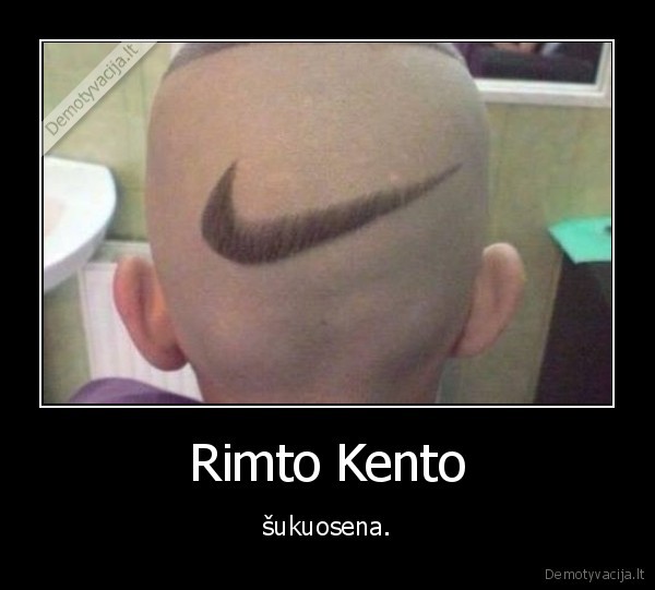 Rimto Kento - šukuosena.