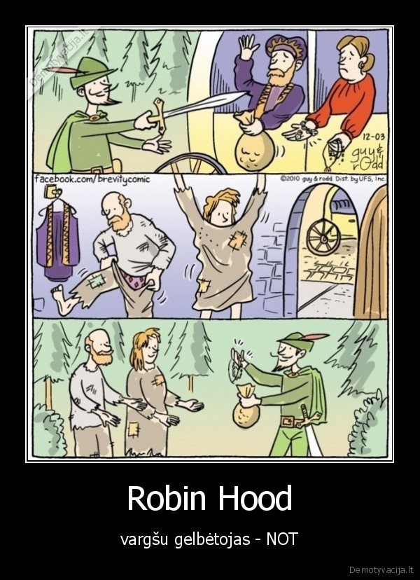 Robin Hood - vargšu gelbėtojas - NOT