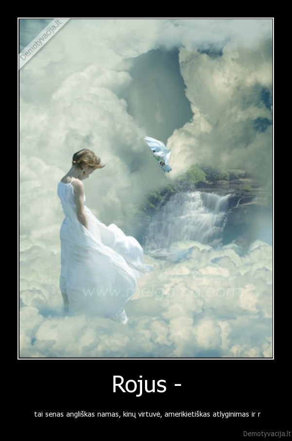 Rojus - -  tai senas angliškas namas, kinų virtuvė, amerikietiškas atlyginimas ir r