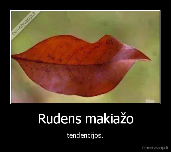 Rudens makiažo - tendencijos.