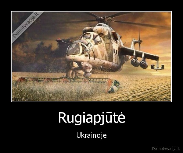 Rugiapjūtė - Ukrainoje