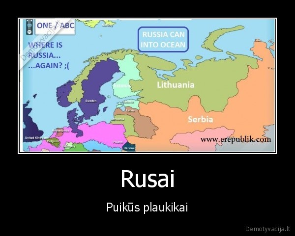 Rusai - Puikūs plaukikai