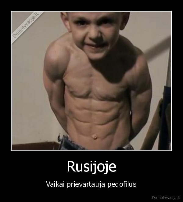 Rusijoje - Vaikai prievartauja pedofilus