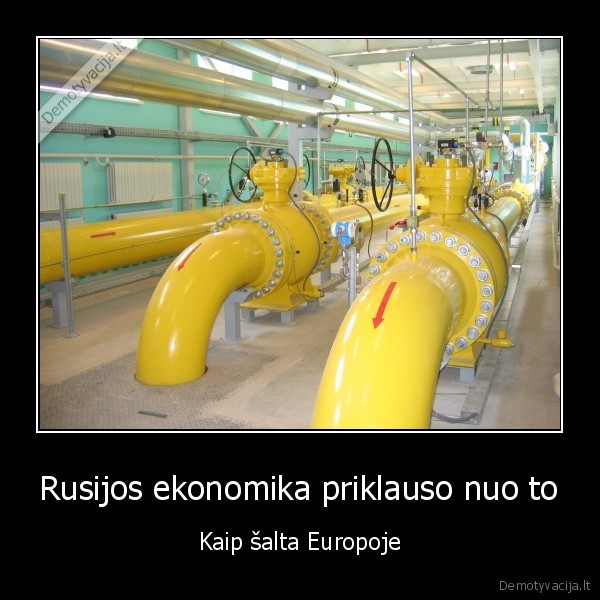 Rusijos ekonomika priklauso nuo to - Kaip šalta Europoje