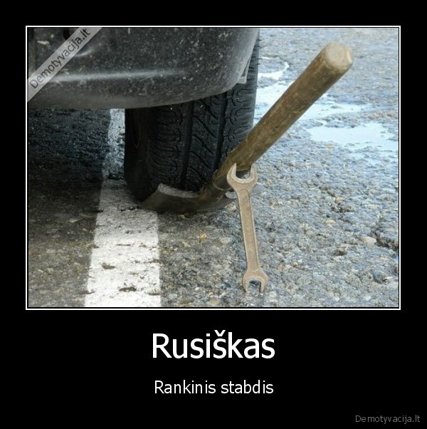 Rusiškas - Rankinis stabdis