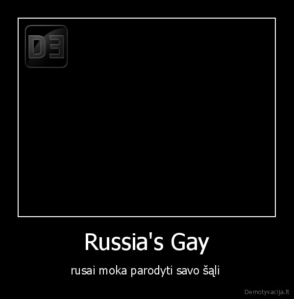 Russia's Gay - rusai moka parodyti savo šąli 