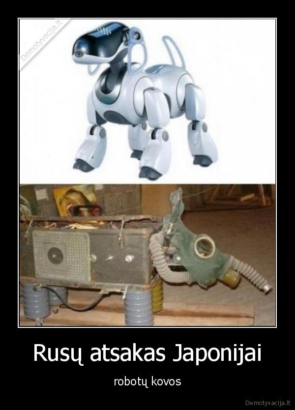 Rusų atsakas Japonijai - robotų kovos