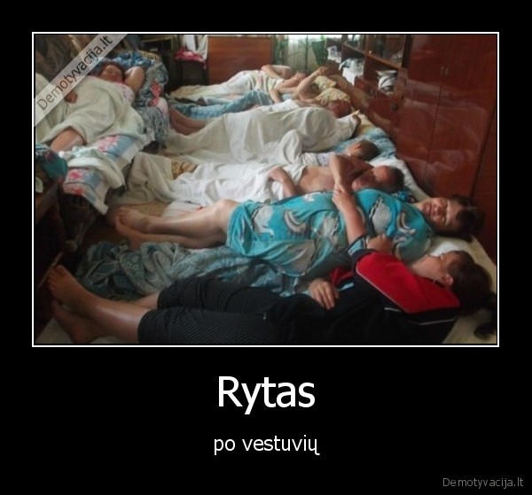 Rytas - po vestuvių