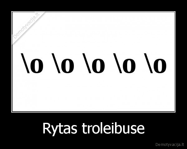 Rytas troleibuse - 