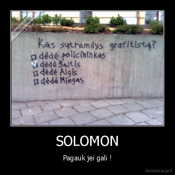 SOLOMON - Pagauk jei gali !