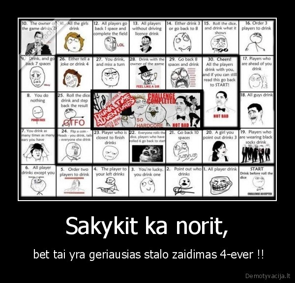 Sakykit ka norit, -  bet tai yra geriausias stalo zaidimas 4-ever !!