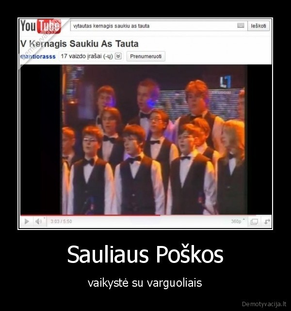 Sauliaus Poškos - vaikystė su varguoliais