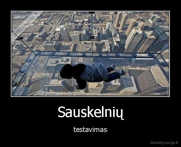 Sauskelnių - testavimas