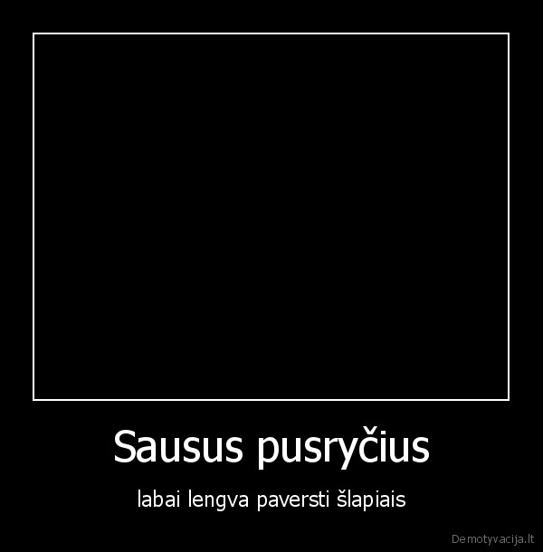 Sausus pusryčius