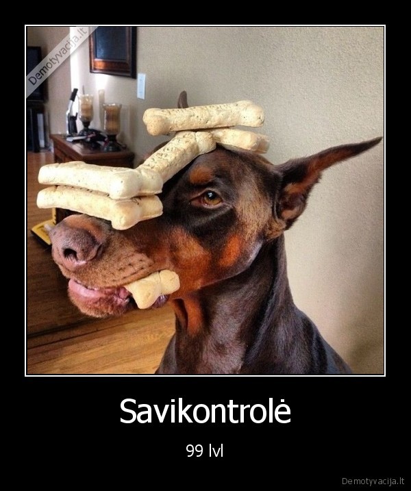 Savikontrolė - 99 lvl