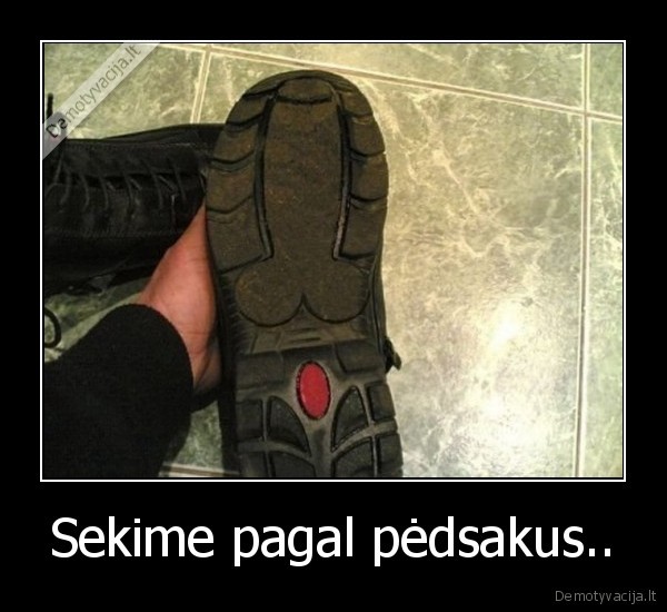 Sekime pagal pėdsakus.. - 