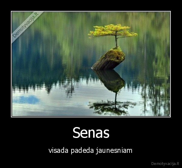 Senas - visada padeda jaunesniam