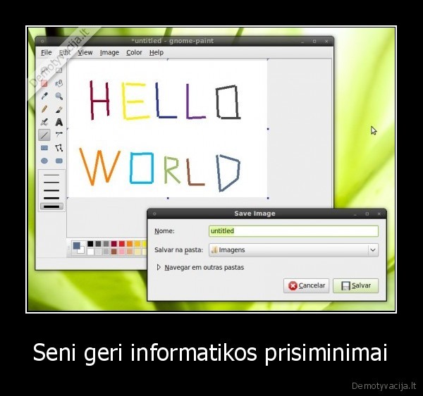 Seni geri informatikos prisiminimai - 