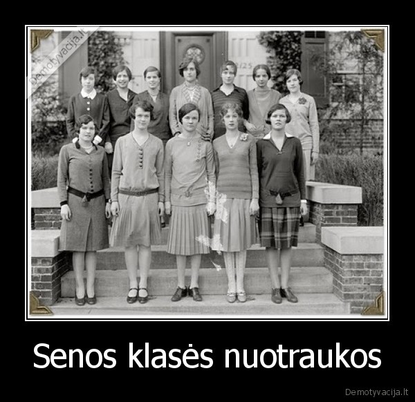 Senos klasės nuotraukos - 