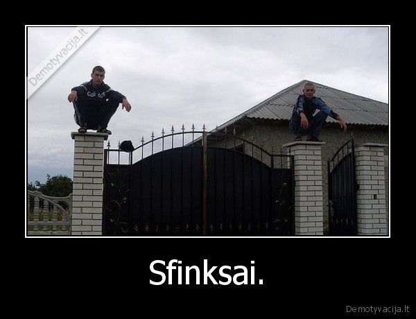 Sfinksai. - 