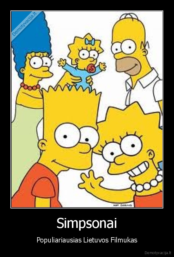 Simpsonai - Populiariausias Lietuvos Filmukas