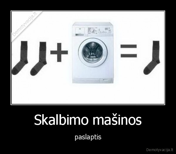 Skalbimo mašinos - paslaptis