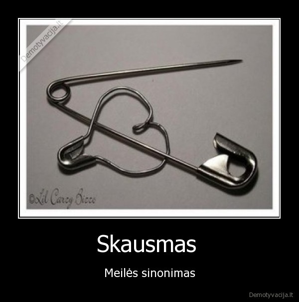 Skausmas  - Meilės sinonimas