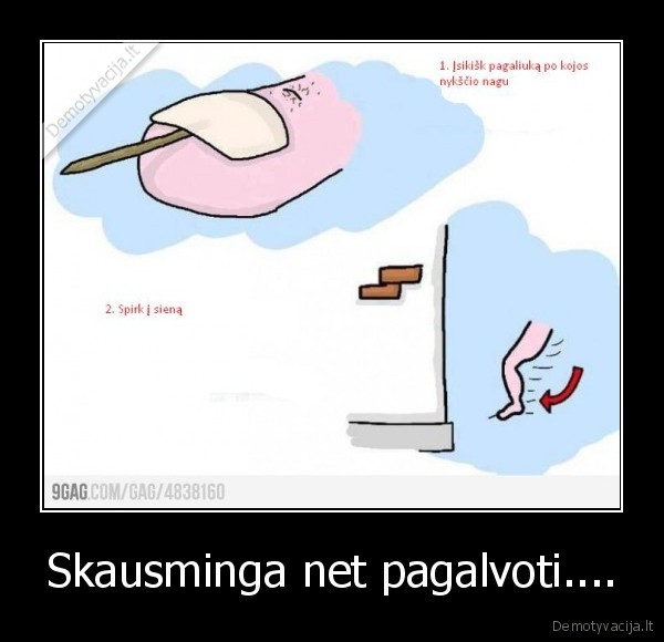 Skausminga net pagalvoti.... - 