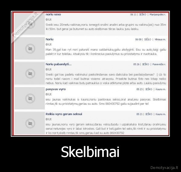 Skelbimai - 