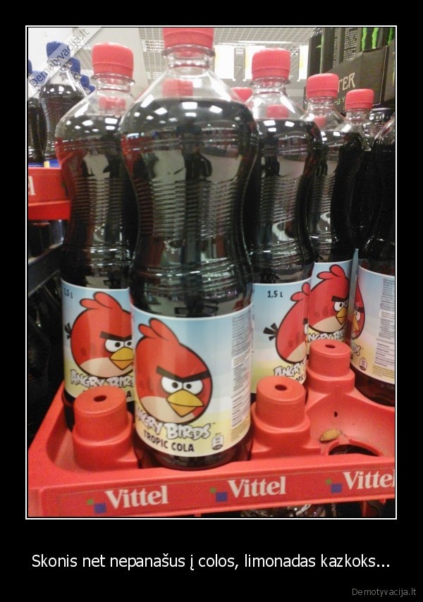 Skonis net nepanašus į colos, limonadas kazkoks... - 
