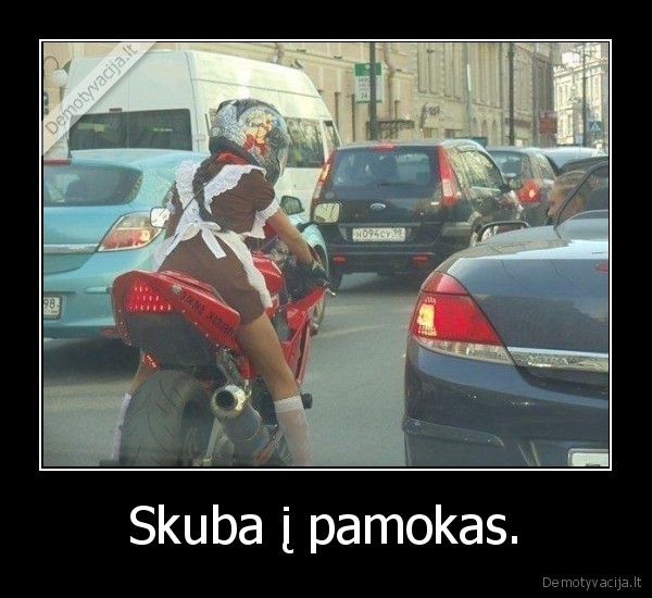 Skuba į pamokas. - 