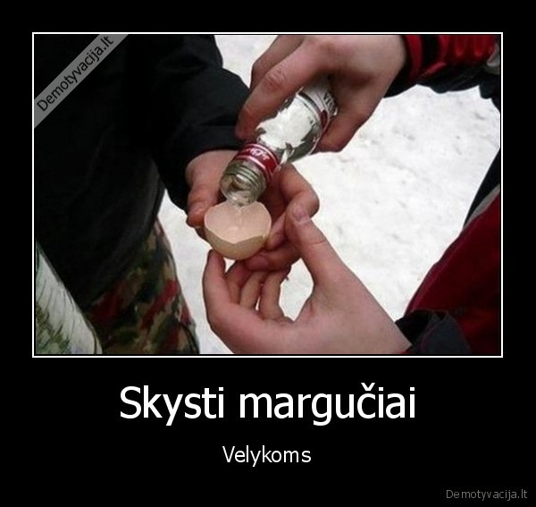 Skysti margučiai - Velykoms