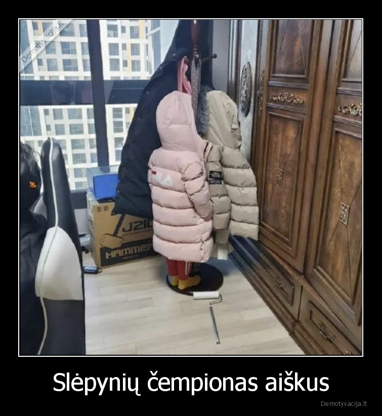 Slėpynių čempionas aiškus - 