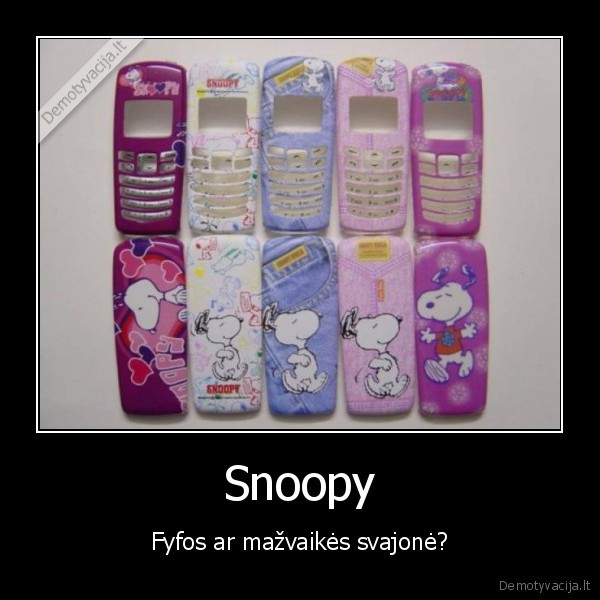 Snoopy - Fyfos ar mažvaikės svajonė?
