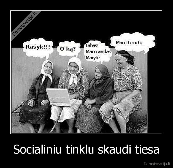 Socialiniu tinklu skaudi tiesa - 