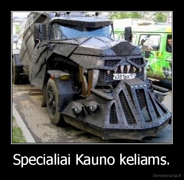 Specialiai Kauno keliams. - 