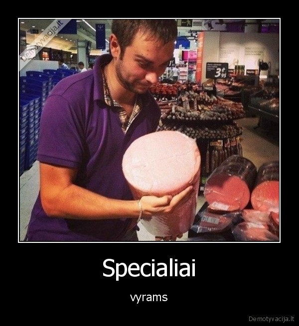 Specialiai - vyrams