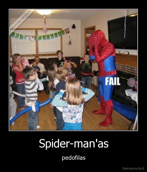 Spider-man'as - pedofilas