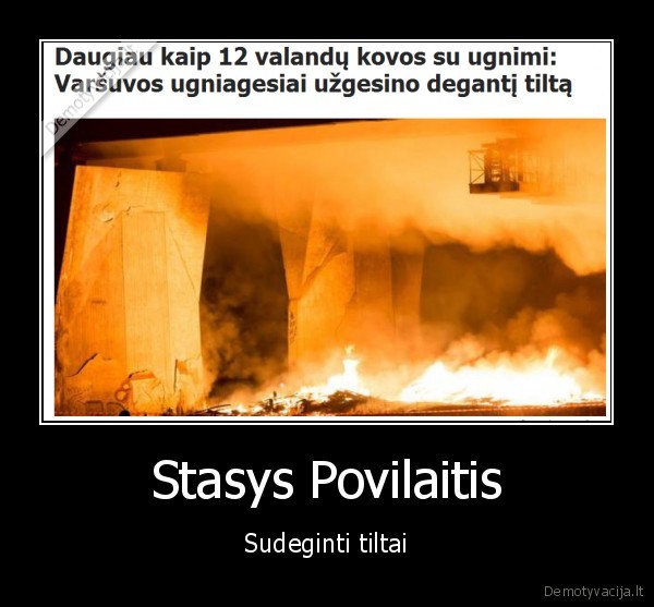 Stasys Povilaitis - Sudeginti tiltai