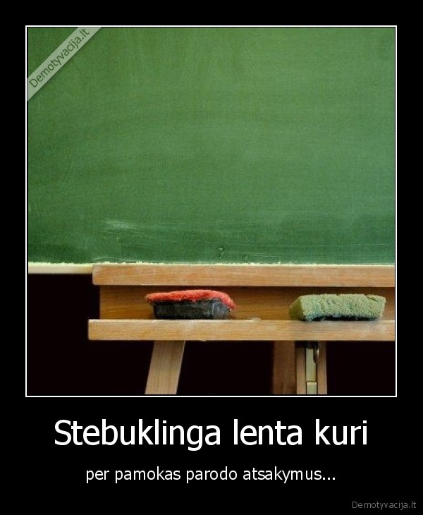 Stebuklinga lenta kuri - per pamokas parodo atsakymus...