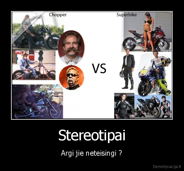 Stereotipai - Argi jie neteisingi ?