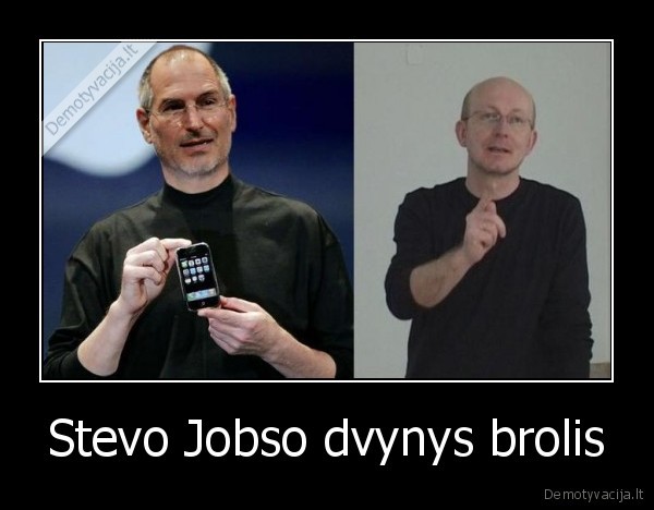 Stevo Jobso dvynys brolis - 