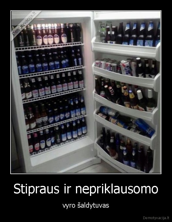 Stipraus ir nepriklausomo - vyro šaldytuvas