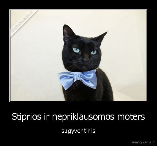 Stiprios ir nepriklausomos moters - sugyventinis