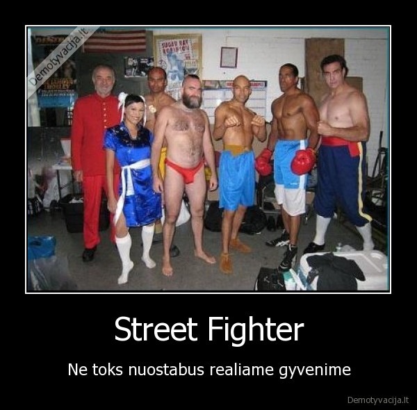 Street Fighter - Ne toks nuostabus realiame gyvenime